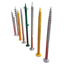 High Quality  Ground Screw Helical Pile Galvanized Screw Piles  for Construction Supporting Assembly